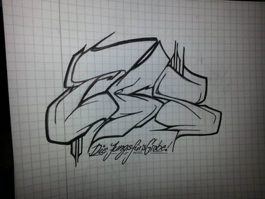 Graffiti Sketch - Photo by WANKzilla (2013)