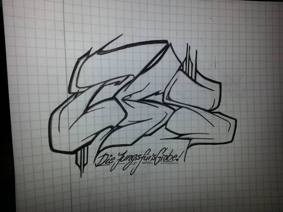 Graffiti Sketch - Photo by WANKzilla (2013)