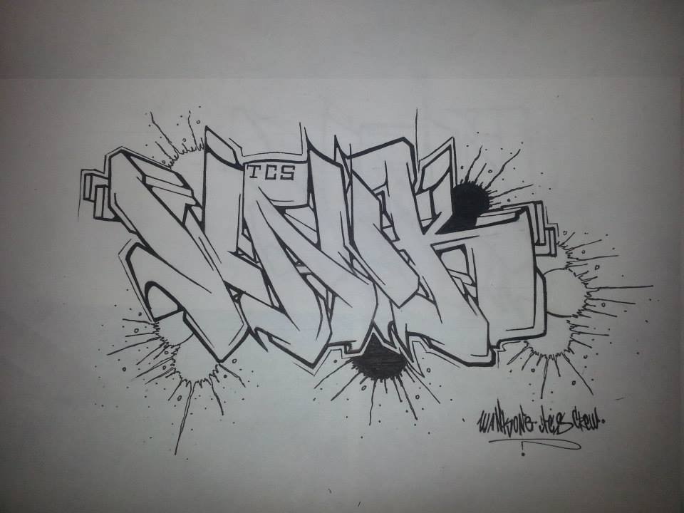 Graffiti Sketch - Photo by WANKzilla (2013)