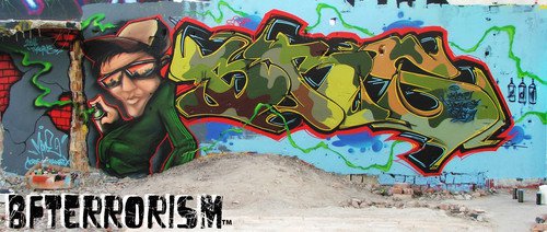 Graffiti Wall - Photo by WANTED97