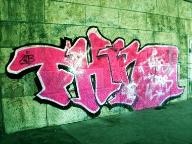 Graffiti Bombing - Photo by WANTED97
