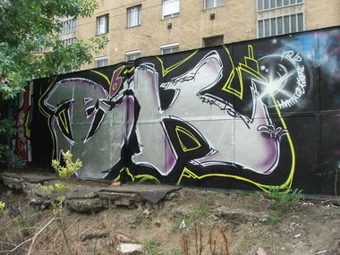 Graffiti Bombing - Photo by WANTED97