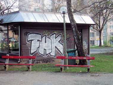 Graffiti Bombing - Photo by WANTED97