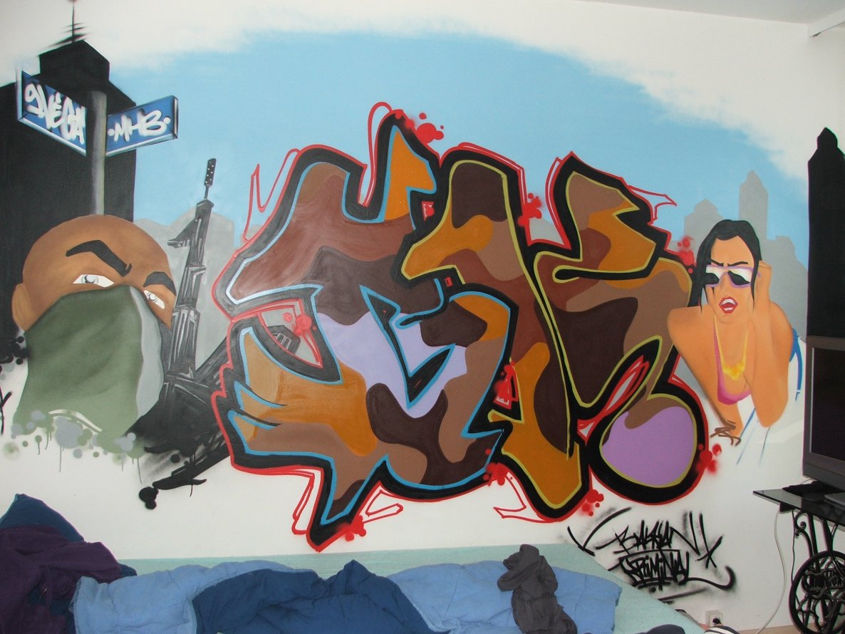 Graffiti Wall - Photo by WANTED97