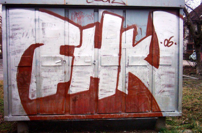 Graffiti Bombing - Photo by WANTED97