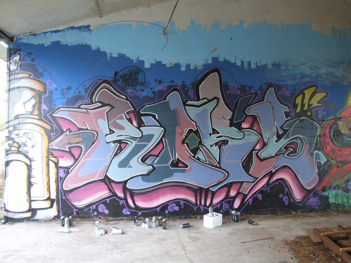 Graffiti Wall - Photo by WANTED97