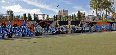 Graffiti Wall in Kyiv - Photo by WBC - ultras, dynamo, wbc