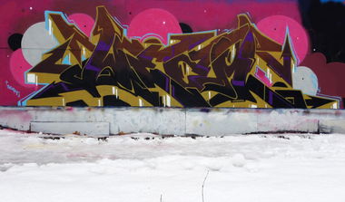 Graffiti Wall in Berlin - Photo by WEAM - weam, crn (2012)