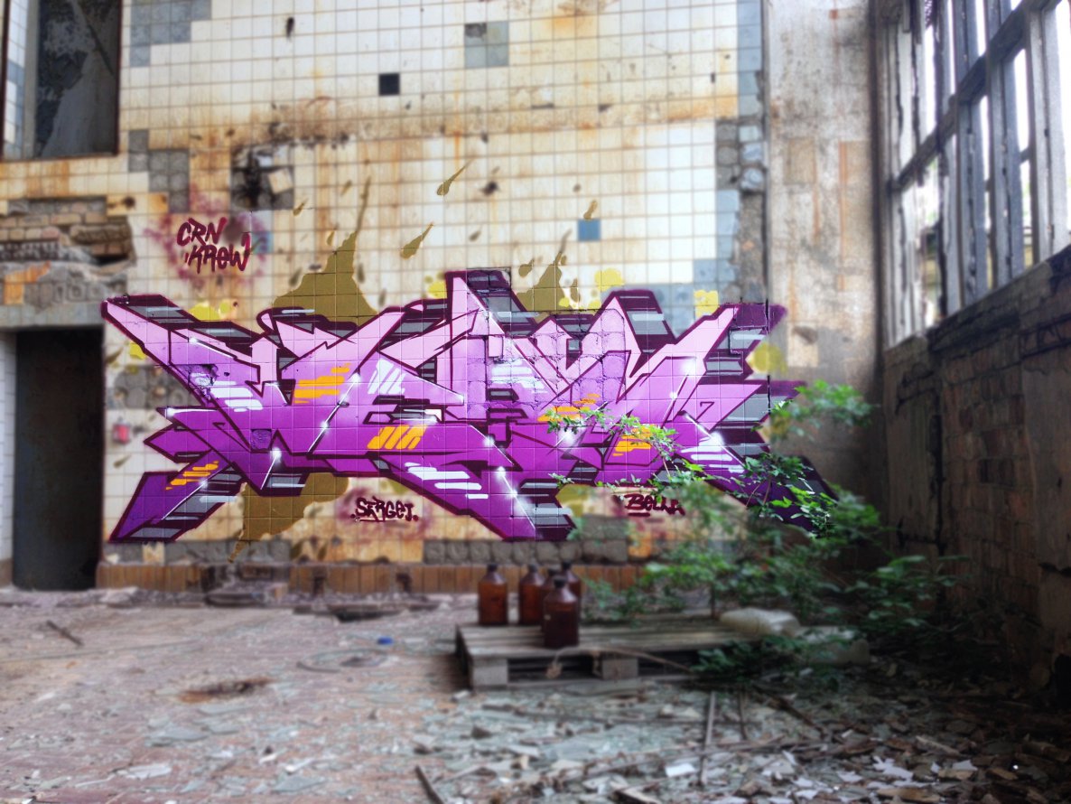 Graffiti Wall in Kazakhstan - Photo by WEAM - weam, crn (2014)