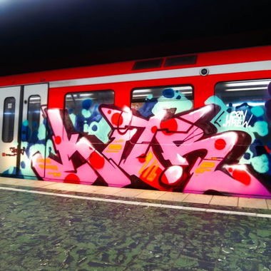 Graffiti Train - Photo by WEAM - weam, crn, kidr (2014)