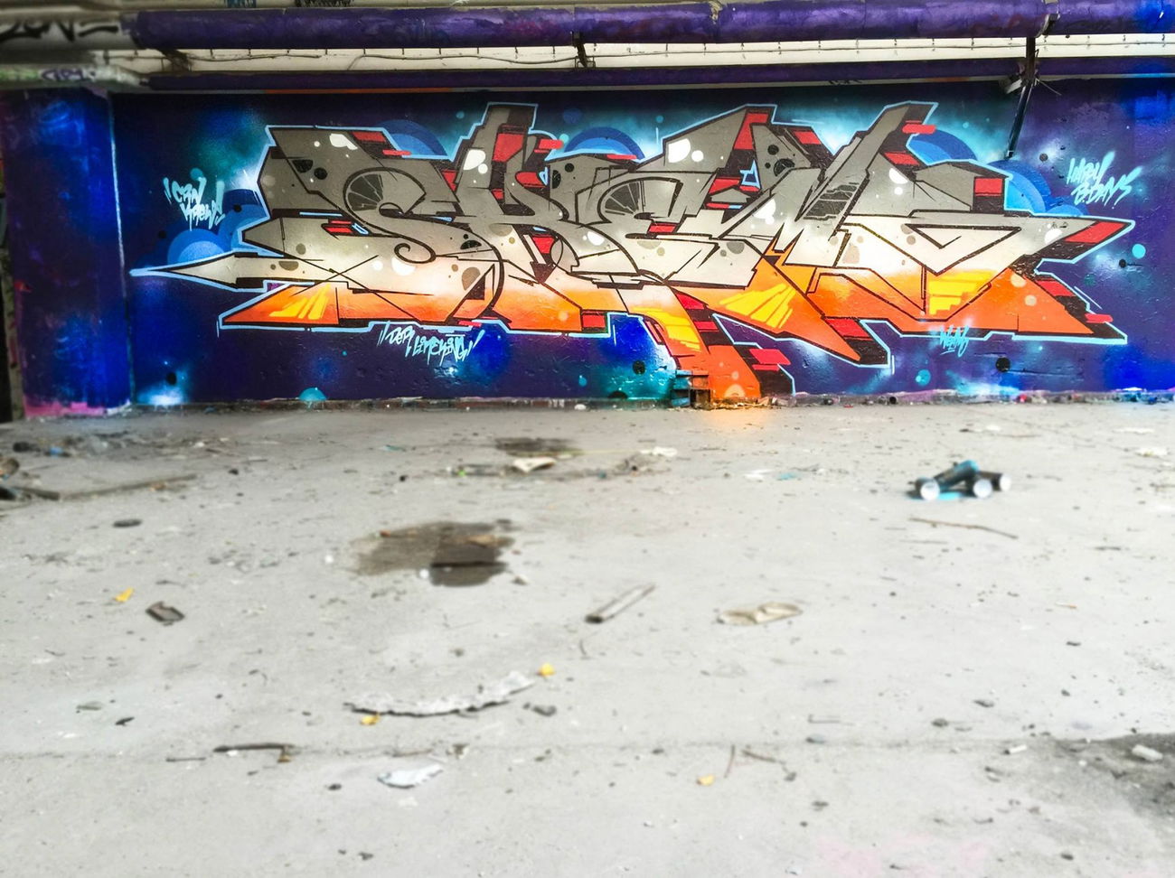 Graffiti Wall - Photo by WEAM - skem, weam, crn (2015)