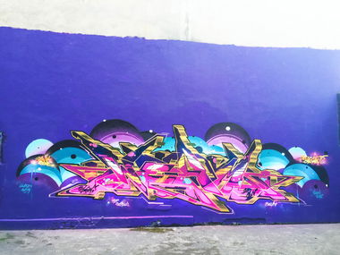 Graffiti Wall in Köln - Photo by WEAM - dedicated, crn, weam (2015)