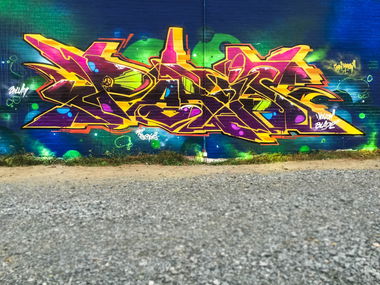 Graffiti Wall in BREMEN - Photo by WEAM - weam, crn (2015)