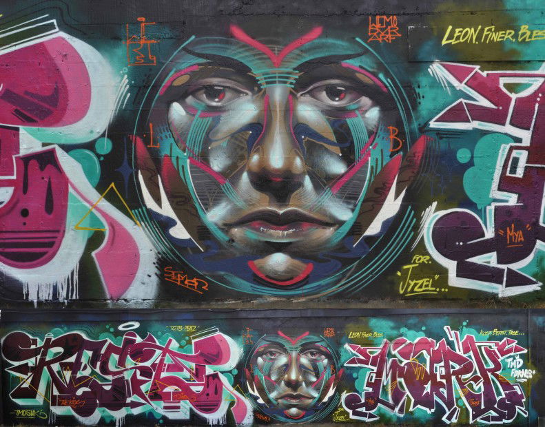 Graffiti Wall in Auckland - Photo by WERT159 (2013)