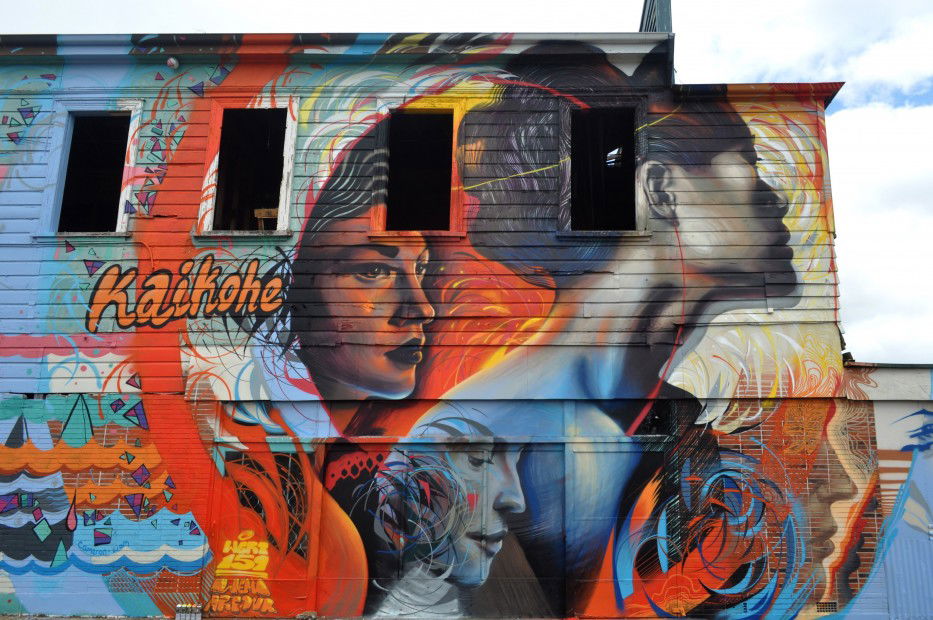 Graffiti Wall in Kaikohe - Photo by WERT159 (2013)