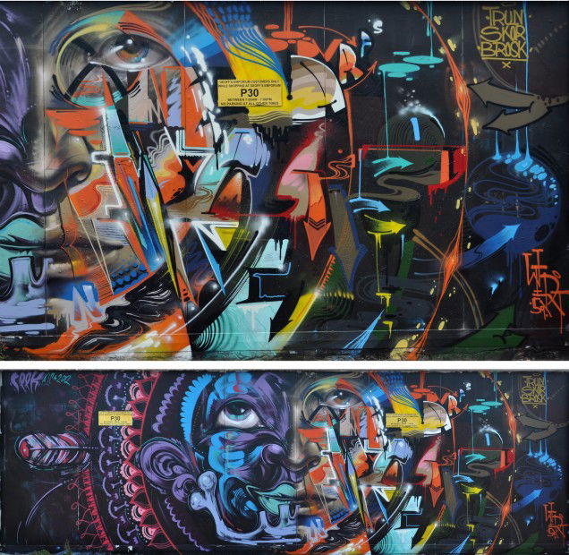 Graffiti Wall in Auckland - Photo by WERT159 (2013)
