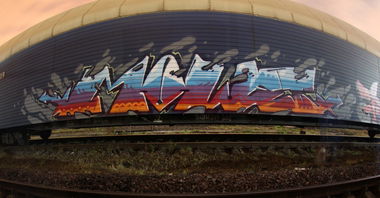 Graffiti Train - Photo by WERT159 - MOWE (2013)