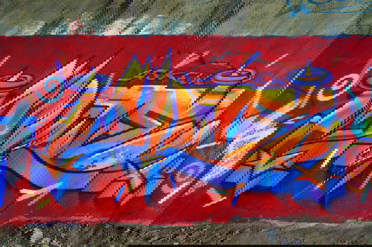 Graffiti Wall in Yekaterinburg - Photo by WERT159 - wert159, mowe (2014)