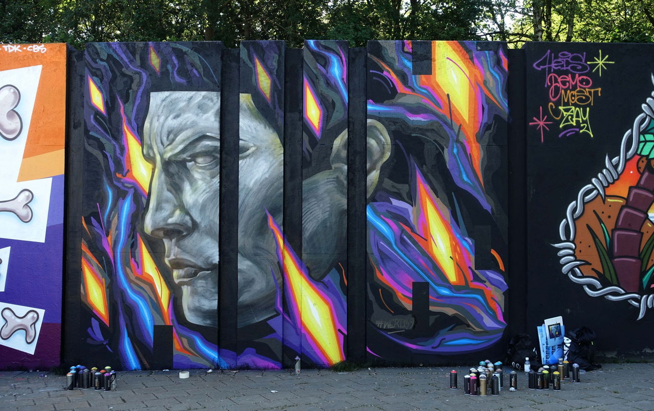 Graffiti Wall in Eindhoven holand - Photo by WERT159 - wert159, sita, stepinthearena (2015)