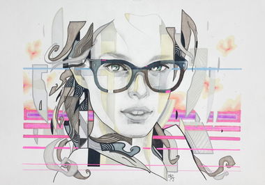 Graffiti Sketch in Abu Dhabi - Photo by WERT159 (2015)