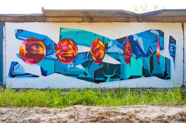 Graffiti Wall in St. petersburg russia - Photo by WERT159 - wert159, stlmt, tomar (2015)