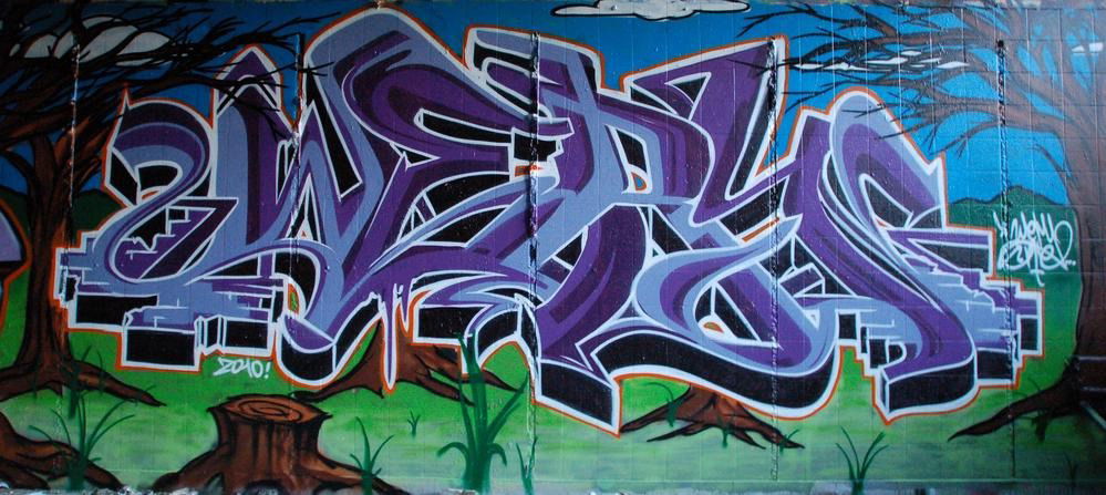 Graffiti Wall - Photo by WERY