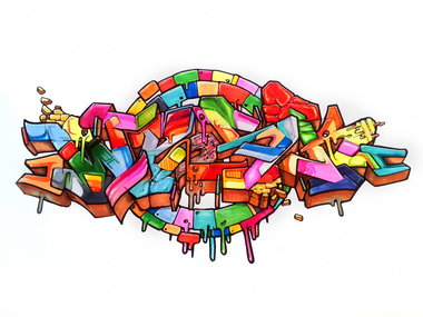 Graffiti Sketch in Germany - Photo by WESK17