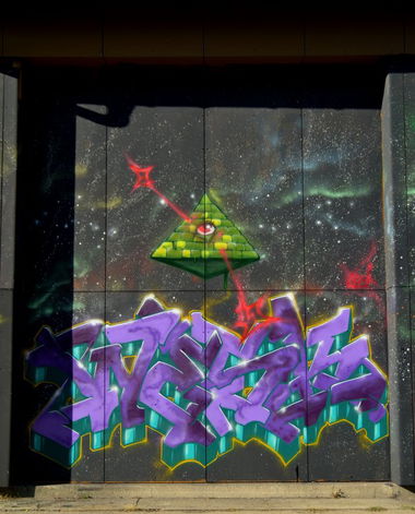 Graffiti Wall in Augsburg - Photo by WESK17 - Wesk, Augsburg (2013)