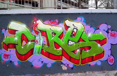 Graffiti Wall in Augsburg - Photo by WESK17 - core, wesk, dsm (2013)