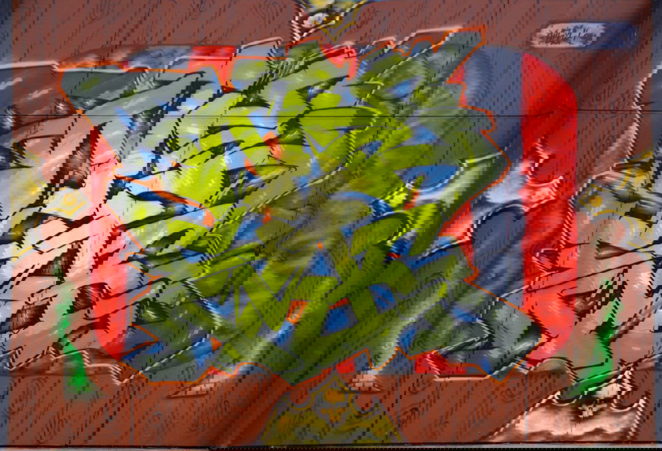 Graffiti Wall in Augsburg - Photo by WESK17 - WESK, Augsburg (2014)