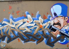 Graffiti Wall in Augsburg - Photo by WESK17 - wesk, care, Augsburg (2016)