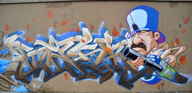 Graffiti Wall in Augsburg - Photo by WESK17 - wesk, care, Augsburg (2016)