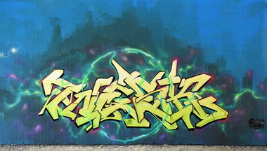 Graffiti Wall - Photo by WESK17 - wesk, DX, Augsburg (2017)