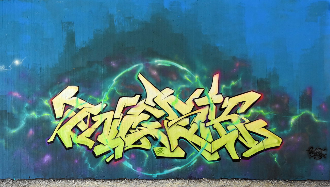 Graffiti Wall - Photo by WESK17 - wesk, DX, Augsburg (2017)