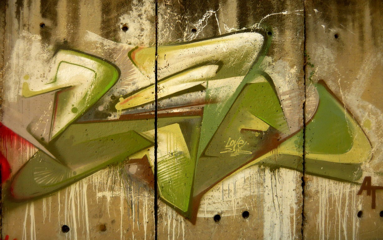 Graffiti Wall in Попово - Photo by WILK - LOVE (2015)