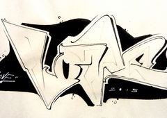 Graffiti Sketch in PRAGUE - Photo by WILK - love, wilk (2015)