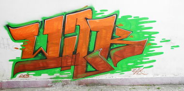 Graffiti Bombing in Kazanluk - Photo by WILK - wilk, bulgaria (2013)