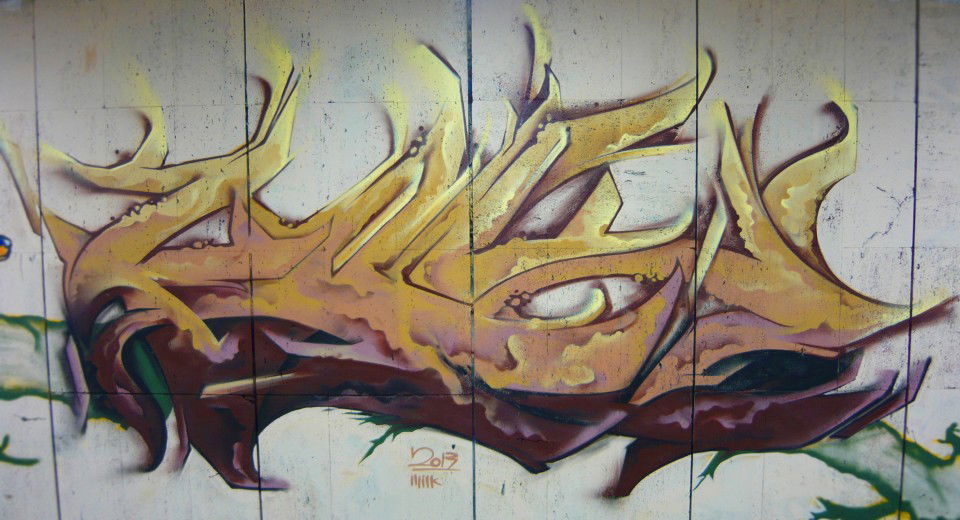 Graffiti Wall in Sofia - Photo by WILK - wilk, nest, bulgaria (2013)