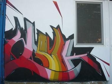 Graffiti Wall in Popovo - Photo by WILK - wilk, bulgaria (2011)