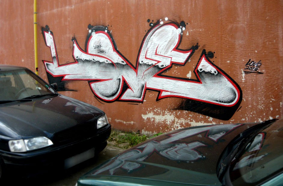 Graffiti Bombing - Photo by WILK - wilk, bulgaria, love (2013)