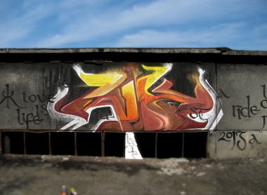 Graffiti Wall in Popovo - Photo by WILK (2013)