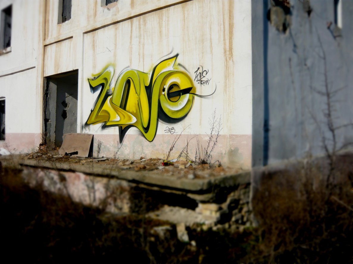 Graffiti Wall in Popovo - Photo by WILK - wilk, love, bulgaria (2013)