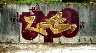 Graffiti Wall in Popovo - Photo by WILK - wilk, typo, love (2014)