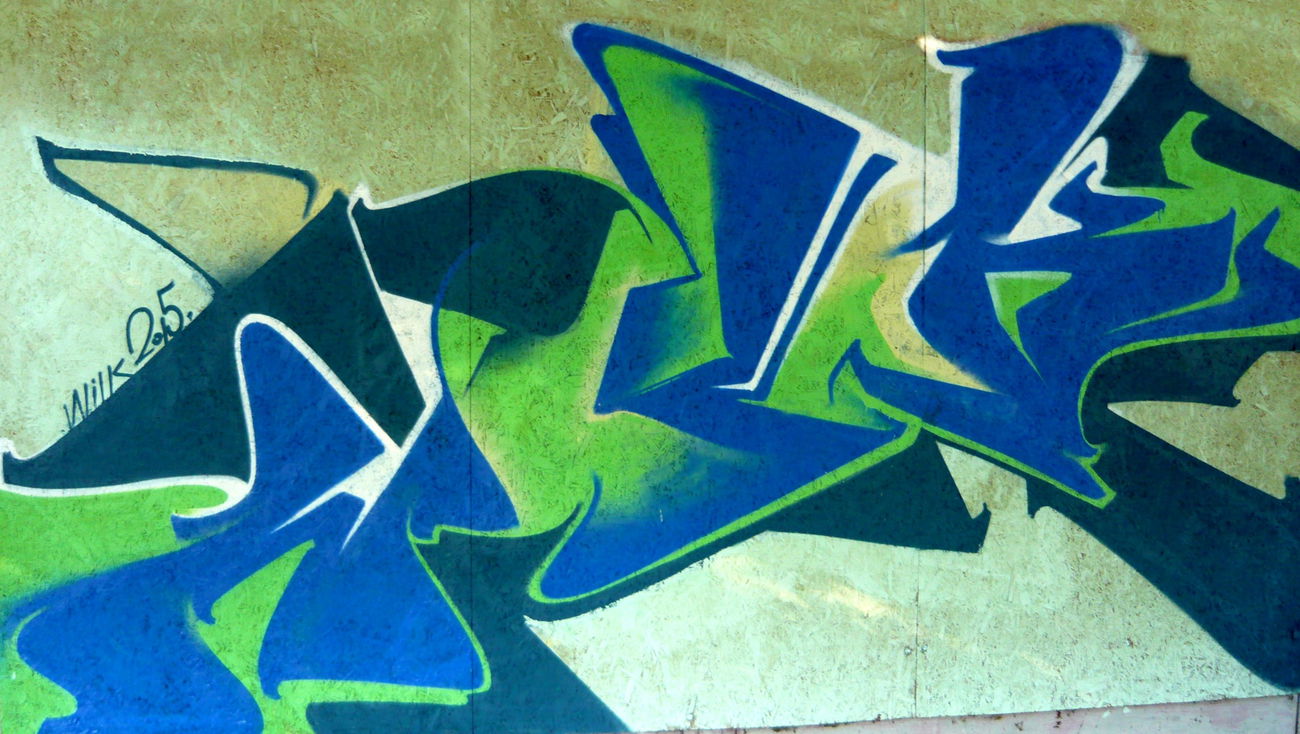 Graffiti Wall in Popovo - Photo by WILK (2015)