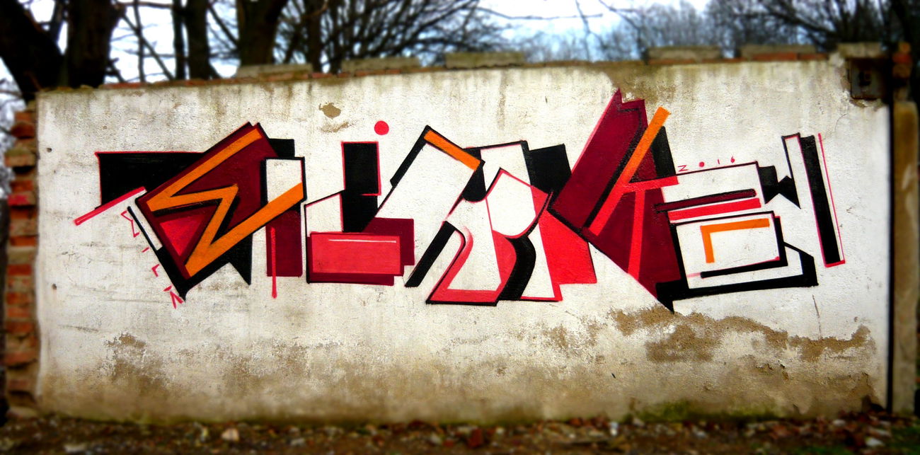 Graffiti Wall in Prague - Photo by WILK - wilk (2016)