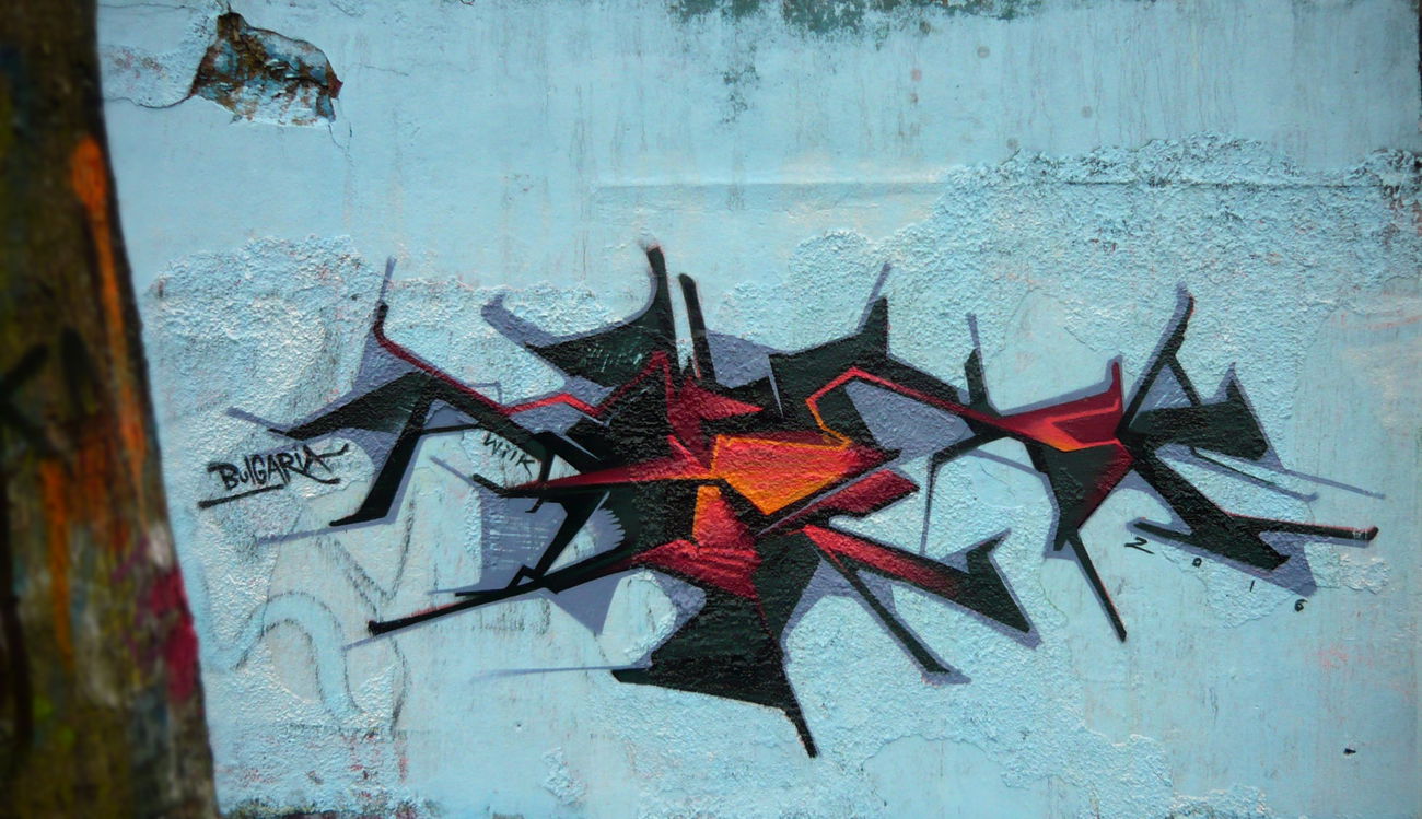 Graffiti Wall in PRAGUE - Photo by WILK - wilk (2016)