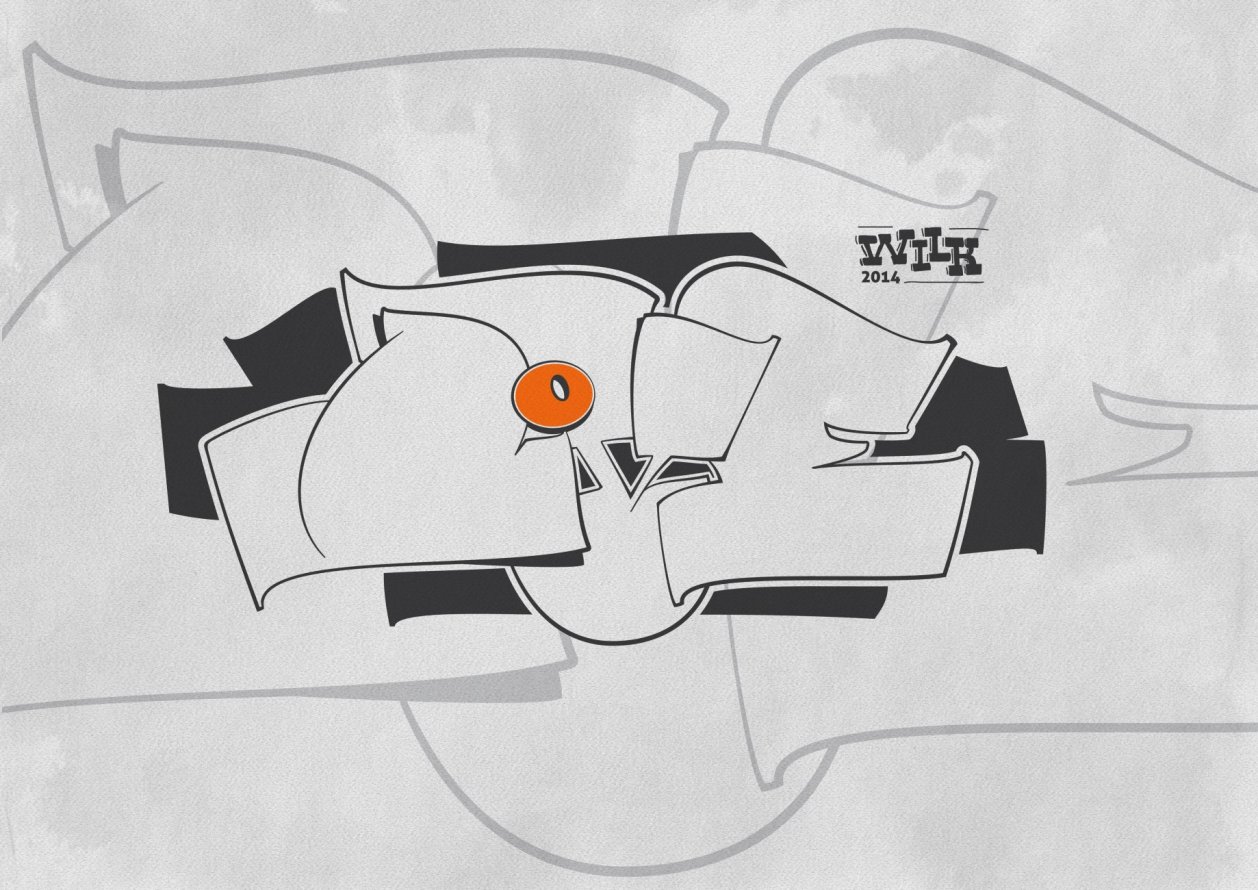 Graffiti Sketch - Photo by WILK (2014)