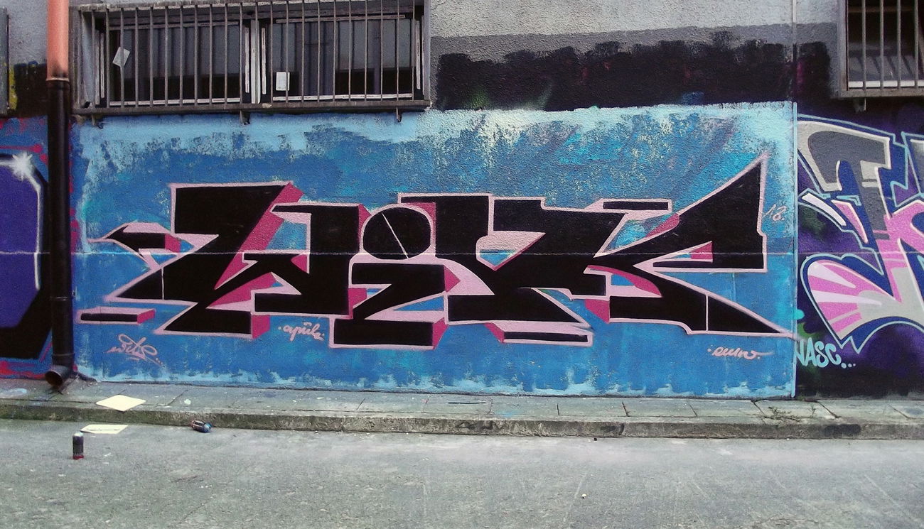 Graffiti Wall - Photo by WILKone - cracow, graffiti, wilk