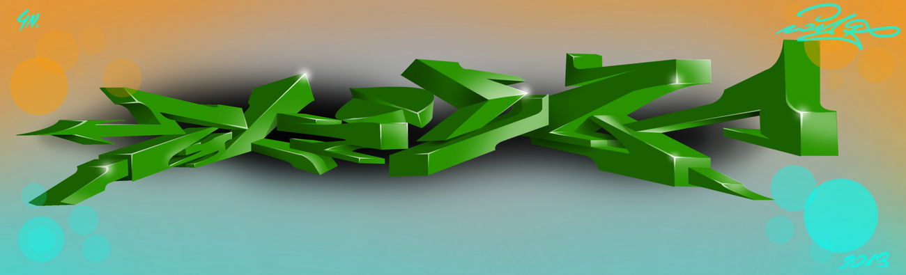 Graffiti Sketch - Photo by WILKone - 3d, art, digital (2019)