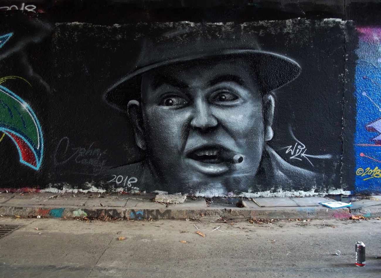 Graffiti Wall - Photo by WILKone - character, graffiti, street (2018)